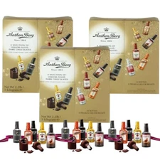Anthon Berg Chocolate Liqueur Liquor filled 64 Bottles Holiday Gift -3 Pack