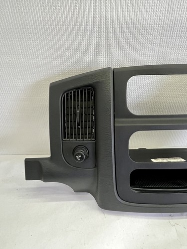 2002-2005 Dodge Ram 1500 2500 3500 Dash Radio Climate Trim Bezel OEM Black - Picture 2 of 24