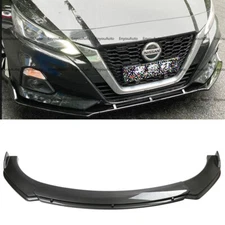 For Nissan Maxima UNIVERSAL Front Bumper Lip Spoiler Splitter Carbon Fiber