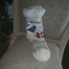 AUTHENTIC " AEROSOLES" WOMEN'S FAUX FUR LINED SLIPPER SOCK ONE SIZE FITS ALL
