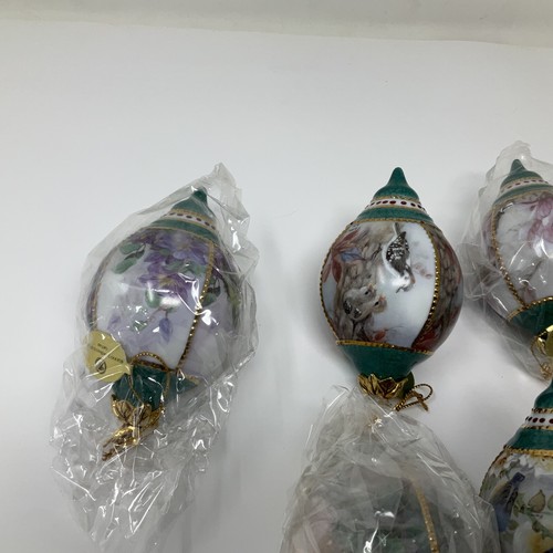 Bradford Editions LENA LIU Bird Ornaments 68747 set of 7 Vintage - Picture 3 of 10