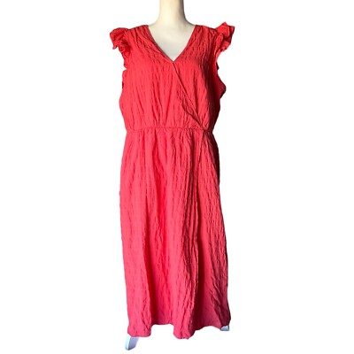 A New Day Gauze Maxi Wrap Dress | Sleeveless Maxi Wrap Dress Cotton Maxi  Dress | eBay