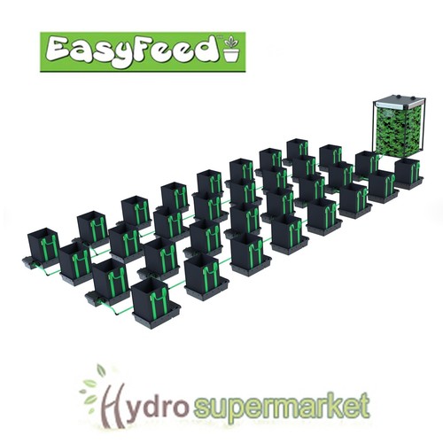 ALIEN EASYFEED COMPLETE SET UP 4 - 100 FABRIC POTS, VALVES, MODULES, TANK, PIPE - Picture 13 of 39