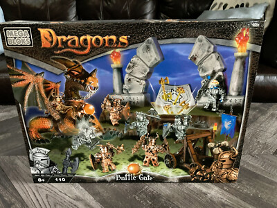 Mega Bloks Dragons 9881 Battle Gate VHTF BNIB RARE | eBay