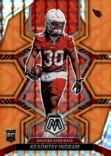 2022 Panini Mosaic - Orange Rookies #355 Keaontay Ingram (RC)