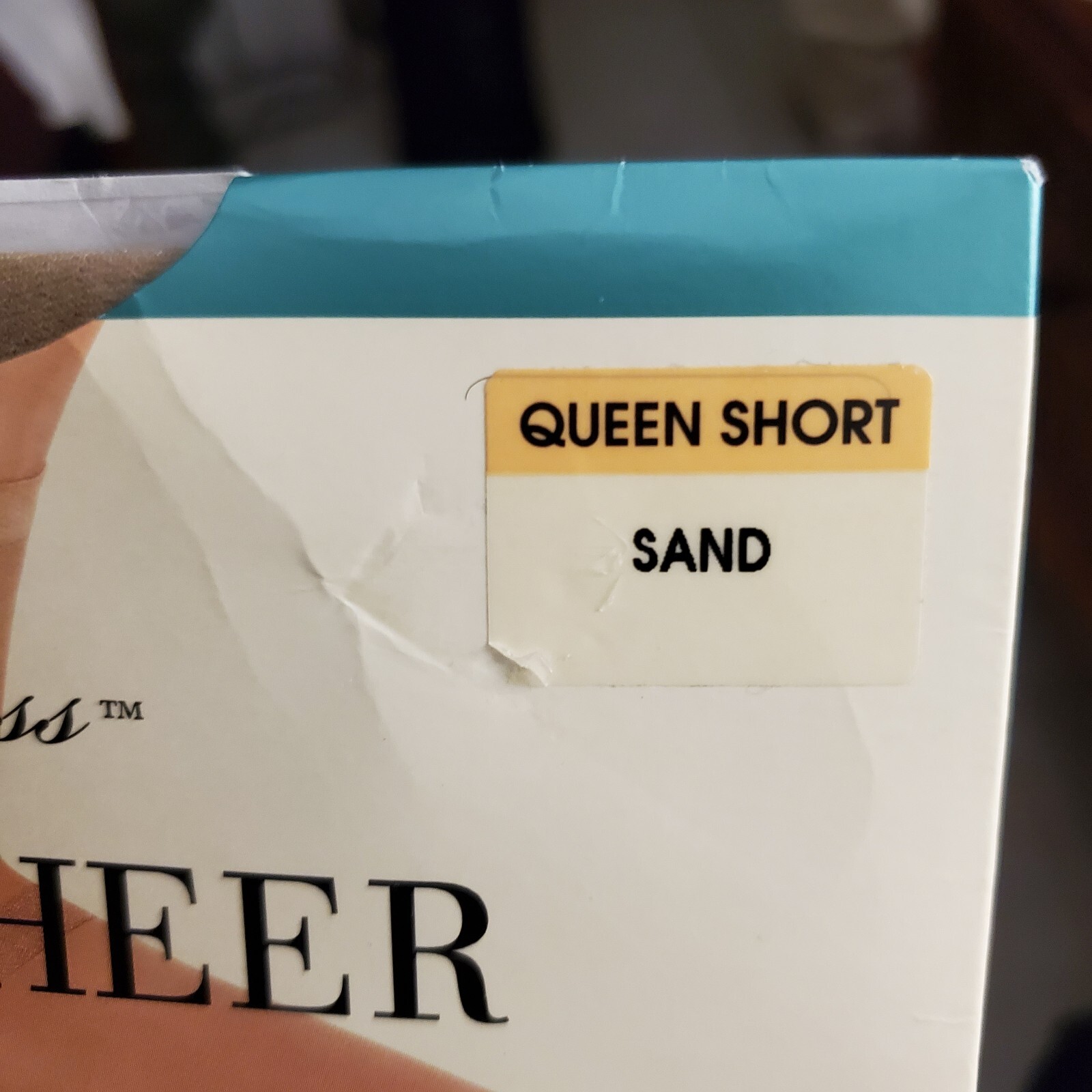 JCPENNEY PANTYHOSE SHEER CARESS SILKY SHEER SATINY CONTROL TOP Queen