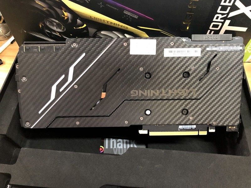 MSI GeForce RTX 2080 Ti LIGHTNING Z 11GB GDDR6 Graphics card MSI GeForce RTX 2080 Ti LIGHTNING Z 11GB GDDR6 Graphics card