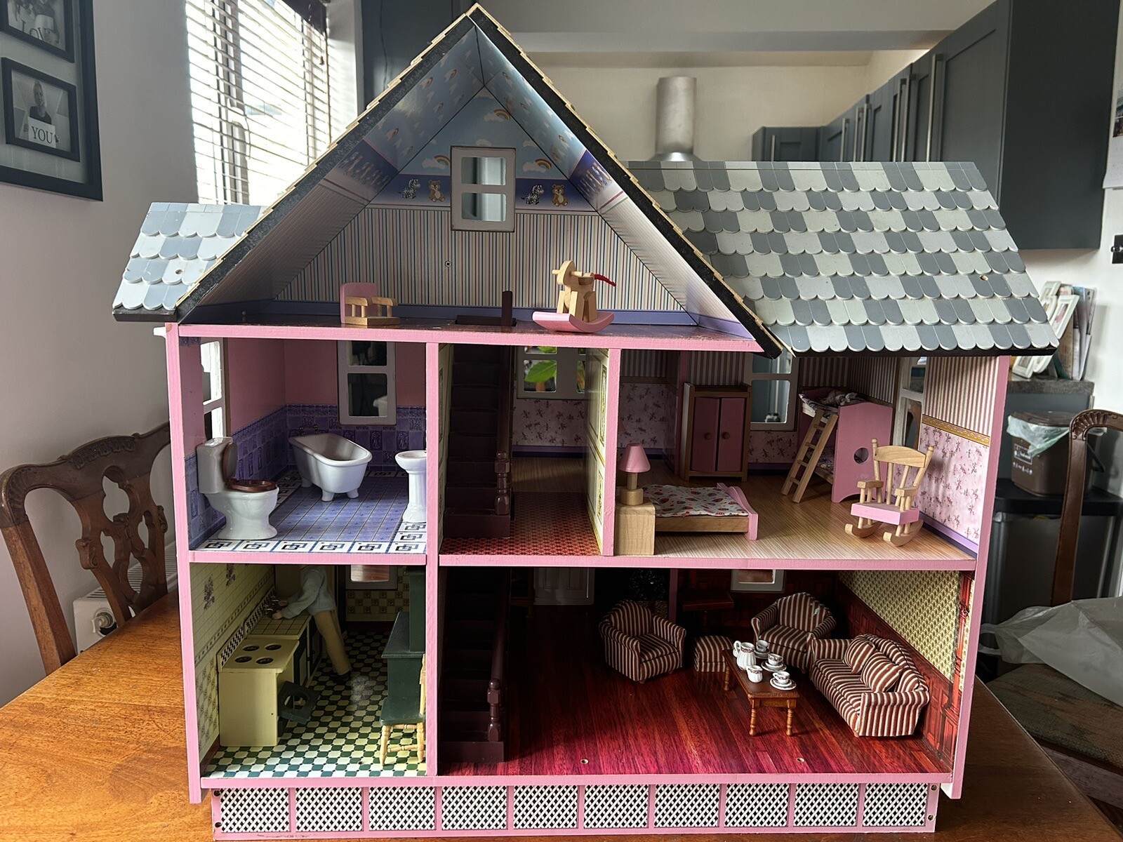 wooden dolls house used eBay