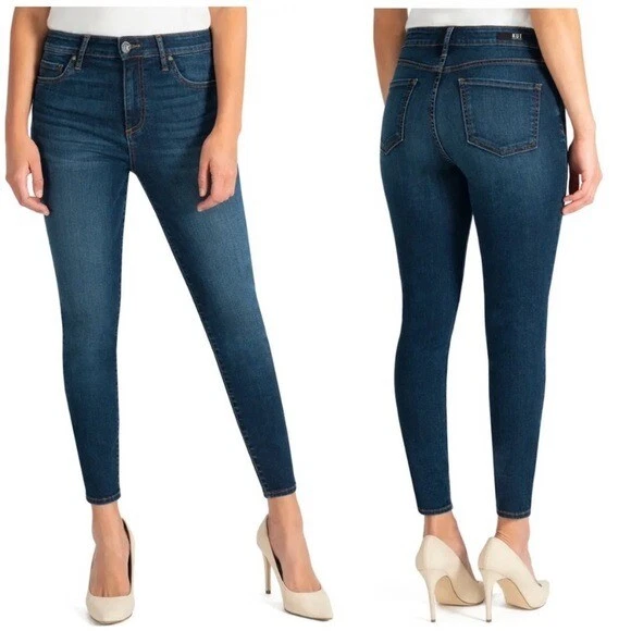 Kut from the Kloth Donna high rise ankle skinny Jeans Size 4 Denim