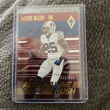 2016 Panini Phoenix Adrenaline Rush Red Football Card #ARLS LeSean McCoy /349
