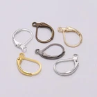 50/100 Pcs French Lever Back Earwire Ear Wire Earring Hook with Hoop 10X15mm