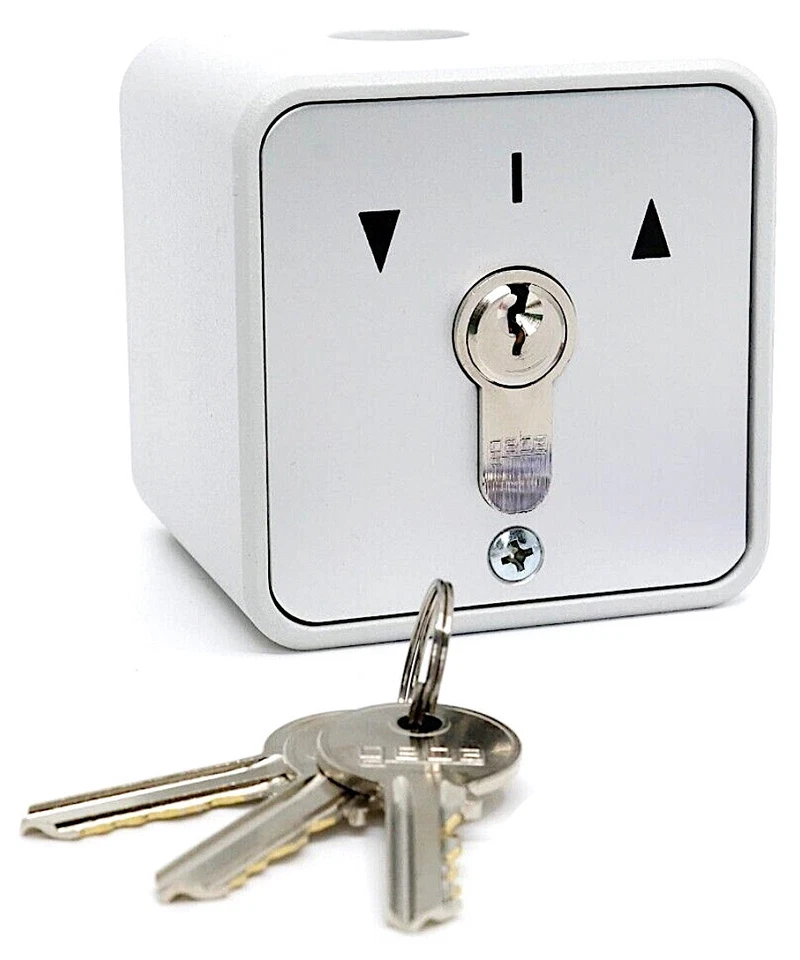 Roller Shutter Industrial Key Switch Loading Bay Door Lock Keys Electric Opener - Image 3 of 4