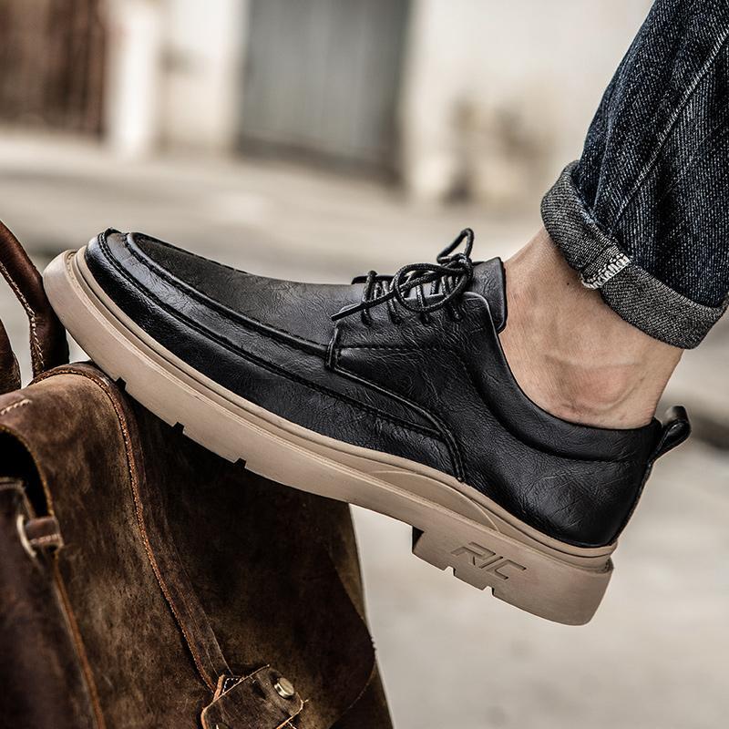 SAOLA Scarpe piatte alla moda uomo britanniche formal pump per il tempo libero business Oxfords stringate