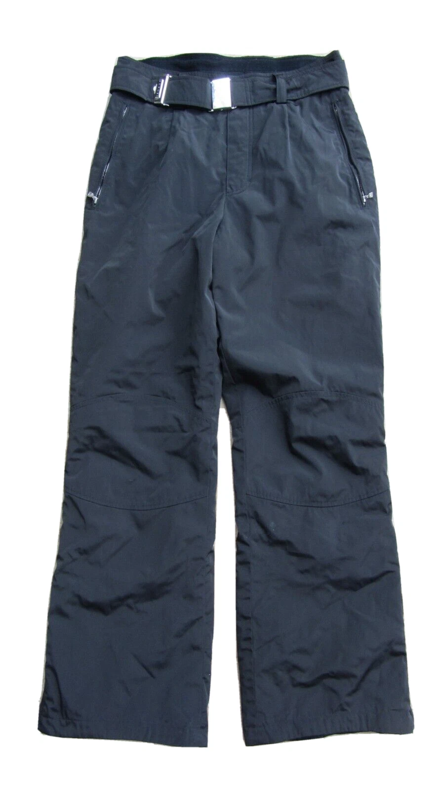 Bogner Women's size 8 or Medium Ski Snowboard Belted Bootcut Pants in Black