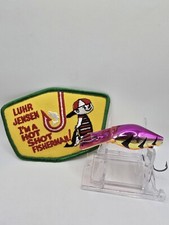 Vintage Luhr Jensen Pre Rapala Hot Shot 35 Purple Peacock 🦚  Illusive Nonrattle