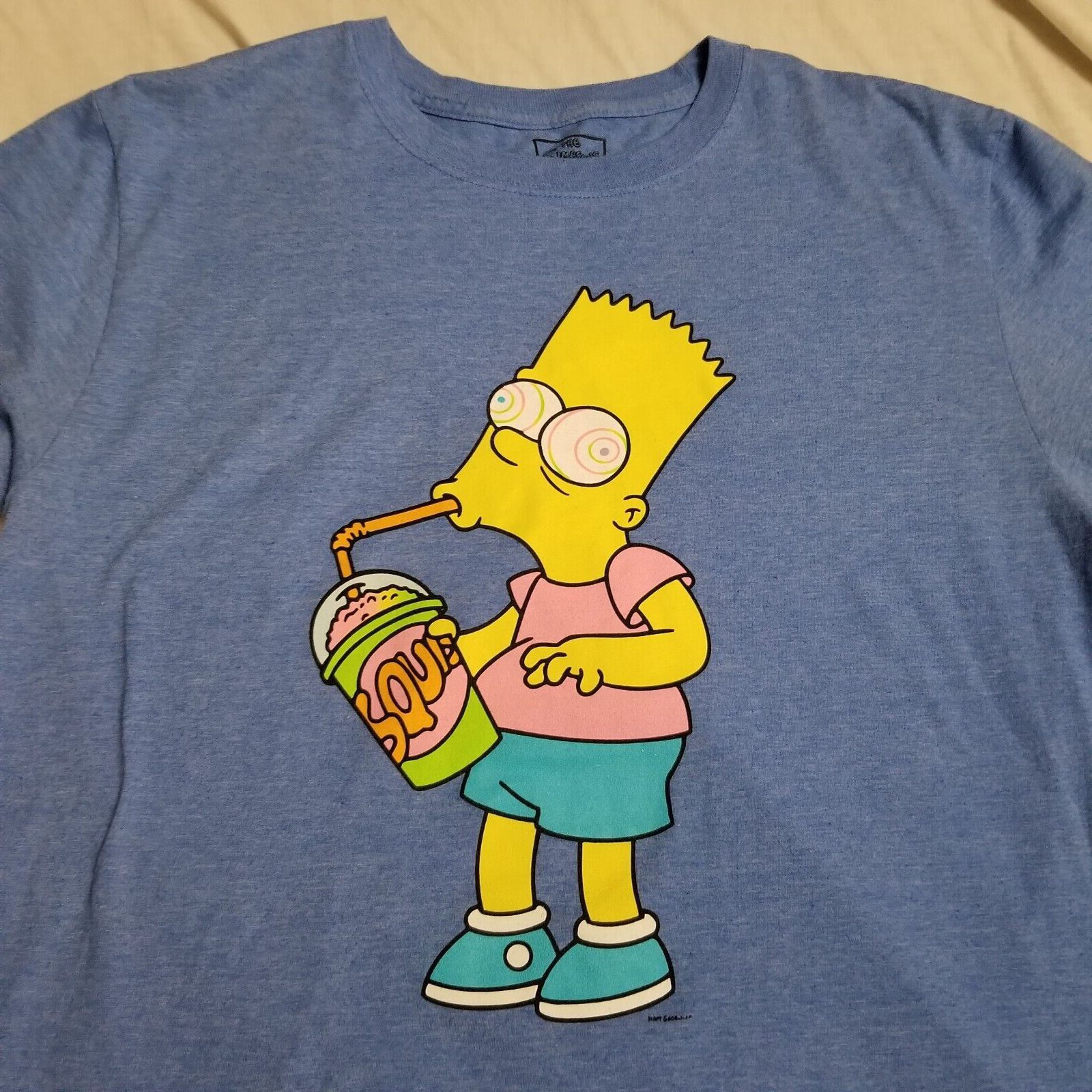 simpsons bart blue shirt
