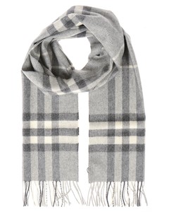 Details About Burberry Scarf Scarves Foulard MU GIANT CHECK Unisex Grey  8015532 Sz U PUT OFFER