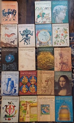 The Golden Home and High School Encyclopedia And Golden Book Lot of 19 Missing 1