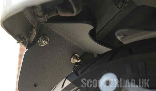Vespa GTS SLUK Guard HPE (NOT 2023 )ultra TRIPLE PROTECTION PACK TEXTURED BLACK - Picture 7 of 8