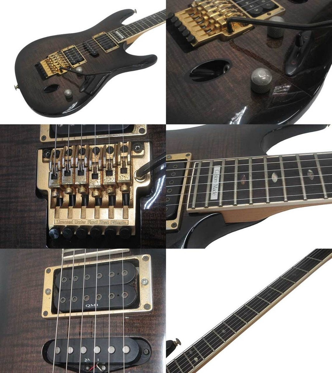 Ibanez] S540FM TKS Transparent Black Sunburst Gold Hardware