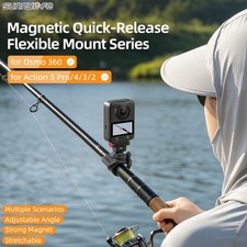 Magnetic Quick-Release Flexible Mount For DJI Osmo 360 Action 5Pro 4 3 2 Camera