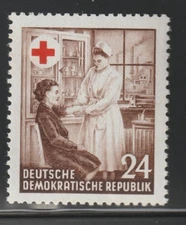 Germany-DDR    1953    Sc # 177   Red Cross   MNH   OG