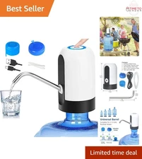Water Pump for 5 Gallon Jug USB Rechargeable Non Spill Dispenser