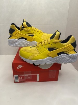 Nike Air Huarache Lightning Yellow Black White Men's Sneakers 318429-700