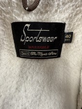 Vintage 70  s Sears Sportswear Jacket Men  s 40 Brown Coat Lined Full Zip