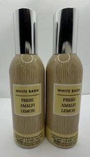 Bath & Body Works Fresh Amalfi Lemon Concentrated Room Sprays 1.5 oz x2
