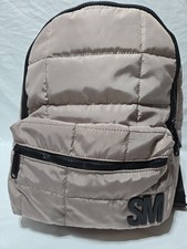 Steve Madden Light Taupe Quilted / Puffy Nylo...