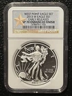 2013-W $1 SILVER AMERICAN EAGLE WEST POINT NGC SP70 ENHANCED FINISH : 07008
