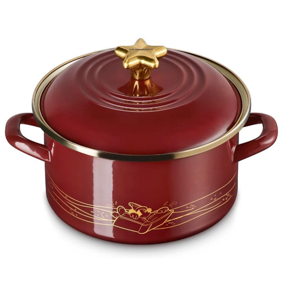 Cazuela Le Creuset Disney Fantasia EOS 20 cm IH Compatible Olla Exclusiva de Japón Foto 3 de 4