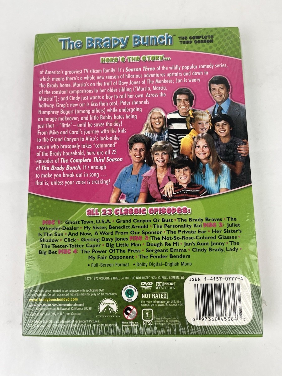 The Brady Bunch - The Complete Third Season (DVD, 2005, 4-Disc Set
