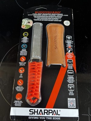 SHARPAL BuddyGuard Dual-Grit Diamantschärfer - Lederriemen - extra fein neu 