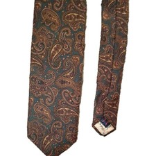 Vintage 1970 Pierre Cardin Paris Paisley 100% import polyester Neck Tie Men's