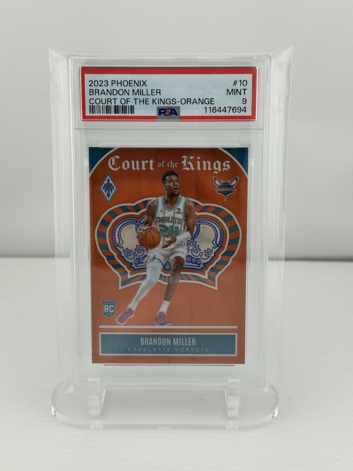 2023 Phoenix Brandon Miller “Court Of The Kings” Orange RC #7/49