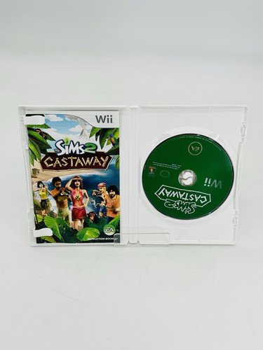 The Sims 2: Castaway (Nintendo Wii, 2007) con manuale CIB completo - Foto 3 di 4