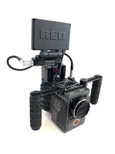 RED SCARLET-W 5K DRAGON Kit Canon EF V-Mount Low hours 327 Hours LCD Media Case