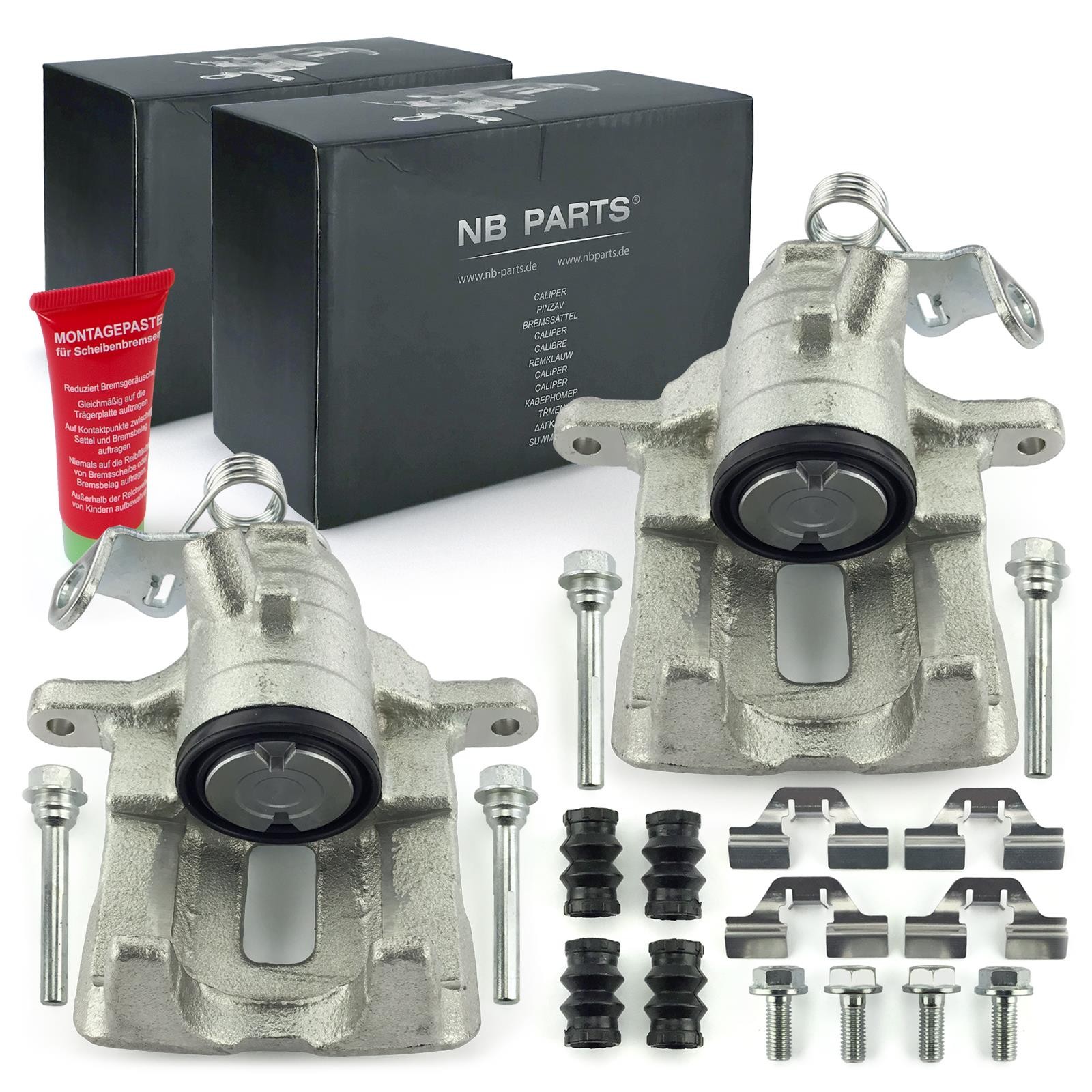 Rear Brake Caliper Set For Nissan Primastar Opel Vivaro Fiat Renault Trafic