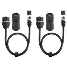 2PCS IP68 Waterproof Ethernet Adapter for Starlink V3 Mini Dish Router RJ45