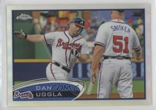 2012 Topps Chrome Refractor Dan Uggla Brian Snitker #46 6z2