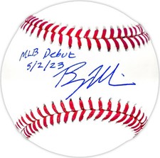 Bryce Miller Signed MLB Baseball Seattle Mariners 