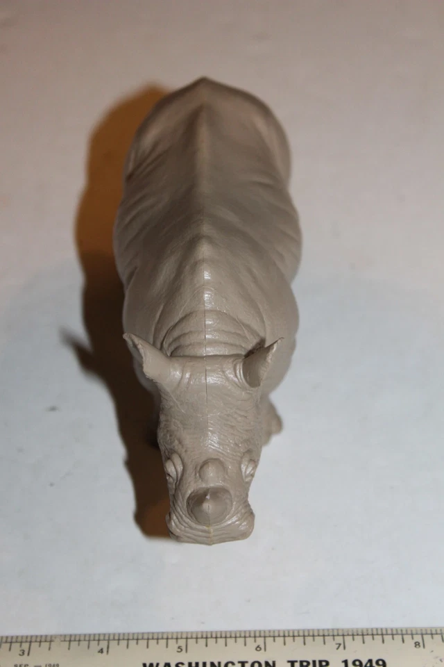 Figura de rinoceronte Mattel Big Jim Jungle Patrol 1973 de colección pieza de camión accesorio animal Foto 2 de 4