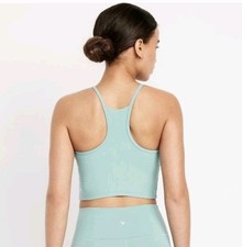 OLD NAVY ACTIVE Light Support PowerChill Cross-Back Longline Sports Bra Size M