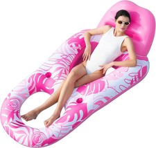 SLOOSH Inflatable Pool Floats Lounger Adult, Pool Float Lounge Raft Floaties Wat