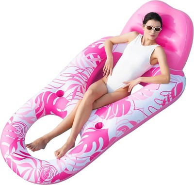 SLOOSH Inflatable Pool Floats Lounger Adult, Pool Float Lounge Raft Floaties Wat