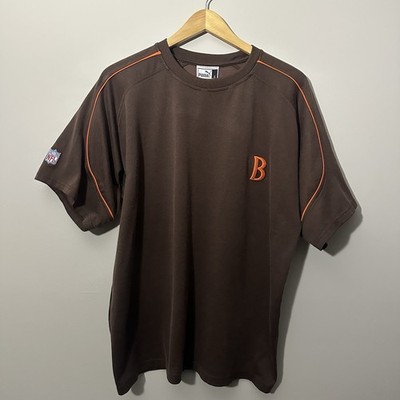 Vintage 90s Puma Cleveland Browns NFL T Shirt Mens Size Large Embroidered