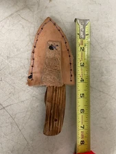 Native American Indian Style Small Skinning Patch Knife 7" Overall + Sheath
