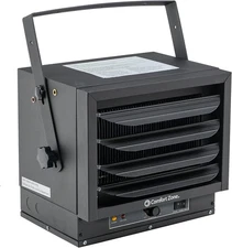 Comfort Zone Hard-Wired Ceiling Mount Garage Electric Space Heater, Fan-Forced, 